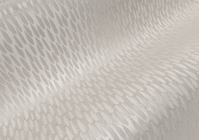 Dew Drop, Metallic Ivory - Motorised Roman Blind - Image 4